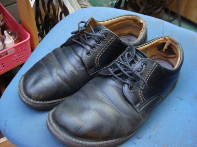 紳士革靴　ウォーキング系　滑り革修理のサムネイル