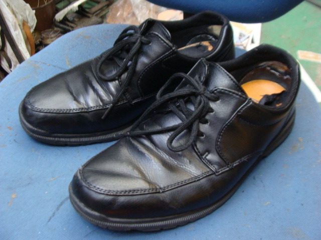 紳士ウォーキング系革靴　滑り革修理のサムネイル